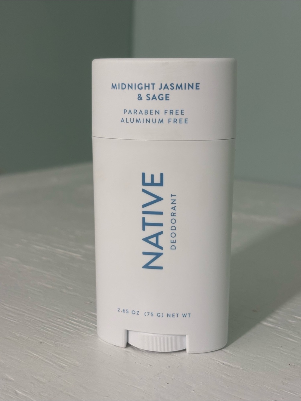 Native Unisex Men Women’s Deodorant Midnight Jasmine Sage Aluminum Free 2.65 oz